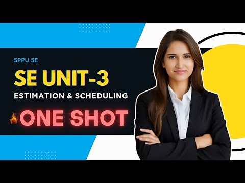 Software Engineering Unit 3 Complete One Shot | Estimation & Scheduling | SPPU SE Sem 4 | Easiest