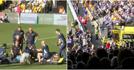 Statement has now been released after Conor Coady is rushed to hospital mid-game