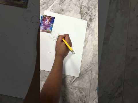 How to draw mew in Pokémon