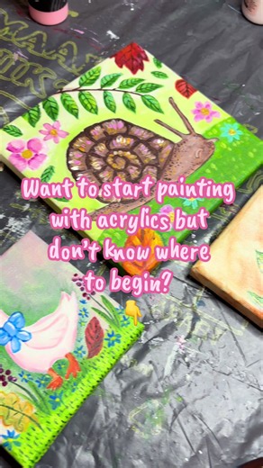 Ready to pick up a brush? Here’s your beginner-friendly guide to acrylic painting ✨🖌️ 🌿 Step 1: Start with the basics — canvas/paper, a few acrylic colors (red, blue, yellow, white, black), and 2-3 brushes (round, flat, liner) 🌿 Step 2: Learn color mixing first — you can create dozens of shades from just primary colors   white/black (look up “color wheel” to get you started 🌿 Step 3: Work in layers — acrylics dry fast, so build up your painting from background to foreground 🌿 Step 4: Don’t 