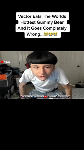 VECTOR EATS THE WORLDS HOTTEST GUMMY BEAR || 🚨 DO NOT ATTEMPT || #fypシ #viral #trending #foryou #MyFallStarbucksOrder #stagebekillin #ishowspeed #adinross #kaicenat #comedу #funny