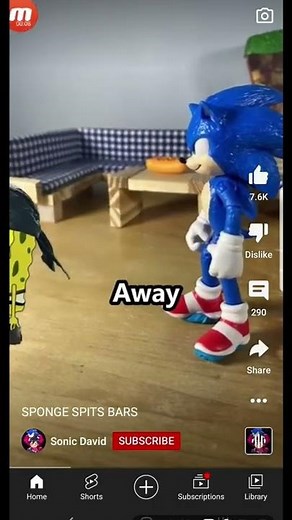 Sonic David vs SpongeBob rap battle (Credits to sonic david)