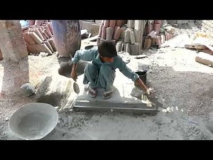 For Out Look View - Easy Cement Wall Border Design Making