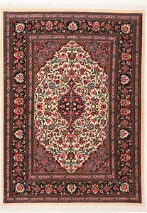 3'6" x 4'10" Qum Authentic Persian Rug | Catalina Rug