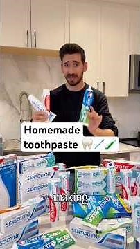 Homemade toothpaste 🦷🪥🧪