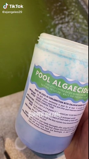 Pool Makeover with Copper Sulfate