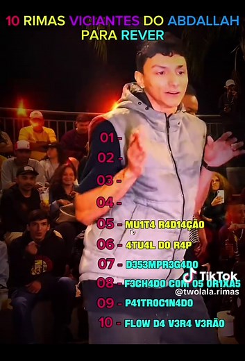 As Rimas Viciantes de Abdallah em Batalha de Rima