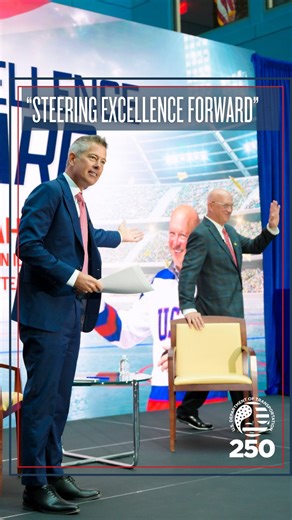 Hockey LEGEND Jack O’Callahan takes leadership to a whole new level. Thank you for sharing your advice for success at the U.S. Department of Transportation and for showing every American how they can be a role model in their community 🏒🇺🇸 | Secretary Sean Duffy