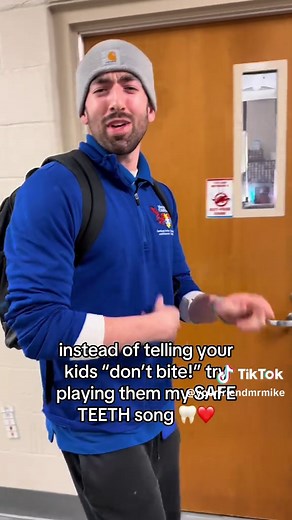 SAFE TEETH song: a calm classroom script to stop biting