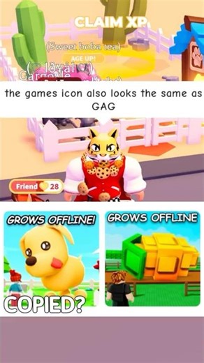 Adopt Me COPIED Grow A Garden? #roblox #adoptme #robloxshorts