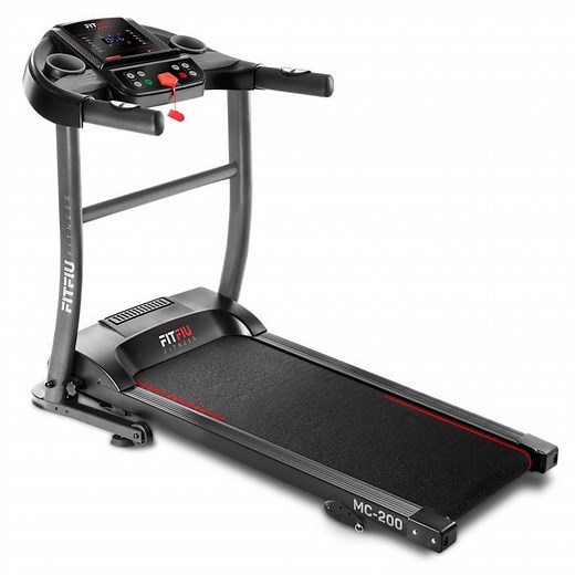 Tapis de course pliable - FITFIU Fitness MC-200 - moteur 2.0HP – max. 14km/h - inclinaison 6% - surface 40x110cm - App et Bluetooth