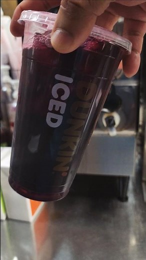 Dunkin Donuts Blueberry Breeze Refresher With Green Tea @Dunkin-Donuts @dunkinph #refresher