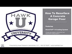 How to Resurface a Garage Floor with StoneTuff 06082019