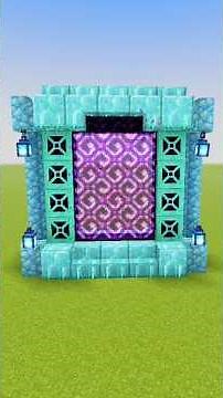 Minecraft Custom Portal | Inspired by Ocean Monuments #MinecraftBuilds #MinecraftPortals