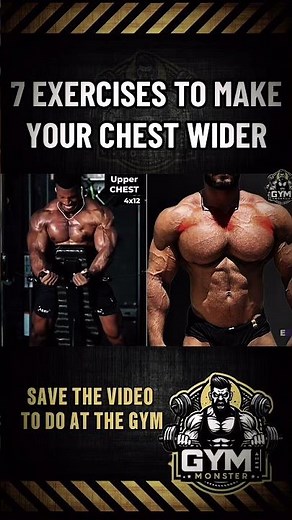 7 Exercises to Make Your Chest Wider” 👇#ChestWorkout #WiderChest #ChestDay#PushDay