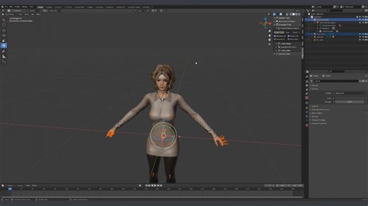 Ped 改装教程 - 使用 Sollumz 从 Blender 到 游戏