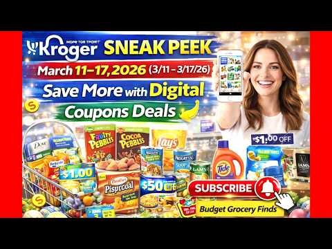 "Full Ad" Kroger Weekly Ad March 11 – 17, 2026 (3/11 – 3/17) Full Ad & Best Deals This Week