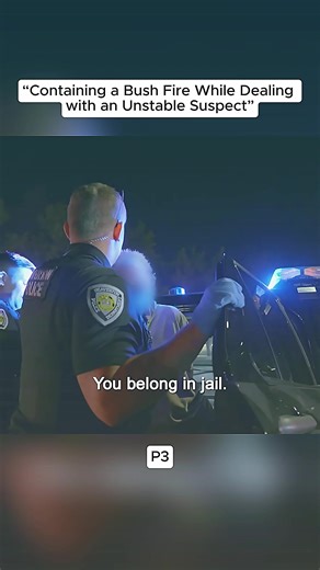 “Containing a Bush Fire While Dealing with an Unstable Suspect” #BushfireResponse #PoliceAction #CrisisManagement #FireAndSafety #OnDutyHeroes