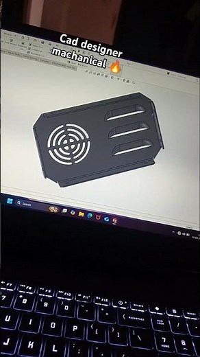 Sheetmatal computer 🖥️ body part design #solidworks #sheetmetal #automobile