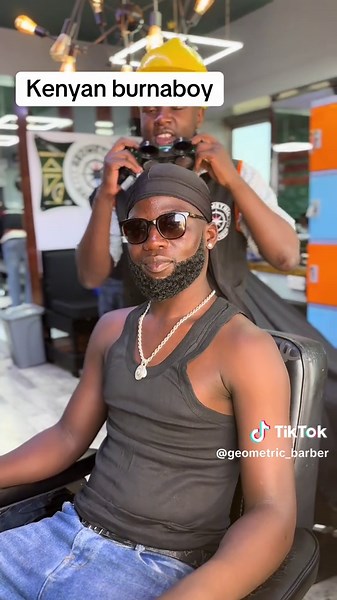 Burna Boy & Geometric Barber: A Hair Transformation Journey