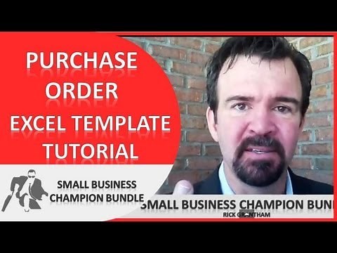 Purchase Order Templates - PO Excel Business Forms