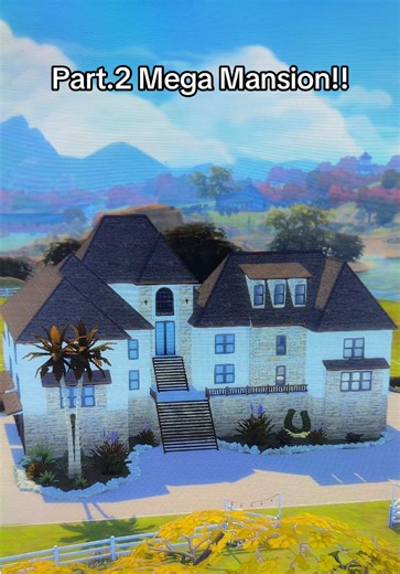 Part.2 Of Building A Mega Mansion!! #sims4tipsandtricks #sims4hacks #sims4tutorial #thesims4tips #foryoupage