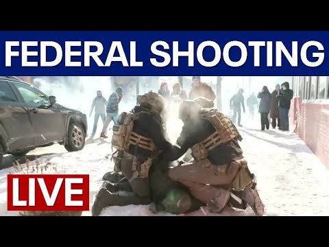 MINNEAPOLIS SHOOTING | Aerials after Border Patrol agents fatally shot Minneapolis man