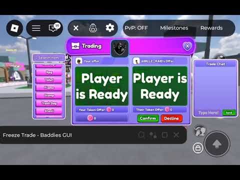 Baddies freeze trade script (works like a charm) #delta #baddiesroblox #roblox #scriptsroblox