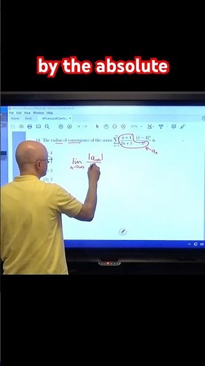 How to find RADIUS of CONVERGENCE of a POWER SERIES