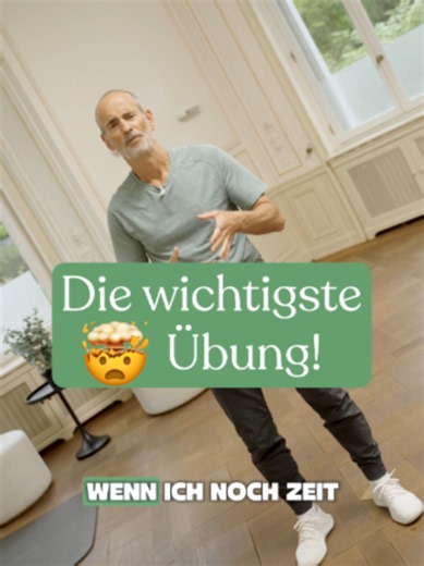 Nur eine Übung. Mehr Zeit hast du heute nicht. Welche würdest du wählen? ⏳ Roland sagt: Diese Übung gehört für ihn zu den wichtigsten überhaupt – weil sie dabei helfen kann, die typischen Spannungsmuster aus Sitzen, Alltag und Haltung zu durchbrechen. 💡 ➡️ Hände ans Gesäß ➡️ Leisten sanft nach vorne ➡️ Kinn zurück ➡️ Position halten und bewusst Spannung aufbauen & lösen Viele berichten, dass sie sich danach aufrechter und freier bewegen. Probier’s aus und spür selbst, ob es dir hilft – und spei