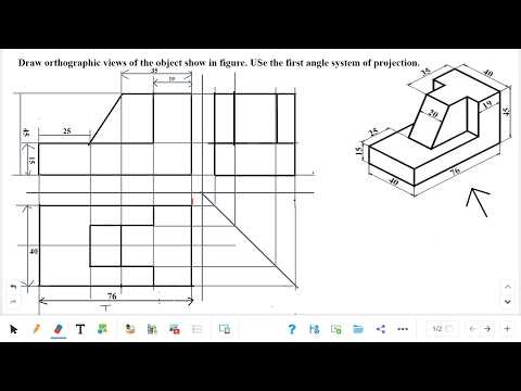 Engineering orthographic drawing ioe New tutorial #ioe #orthographicdrawing ‪@sanjay64official90‬