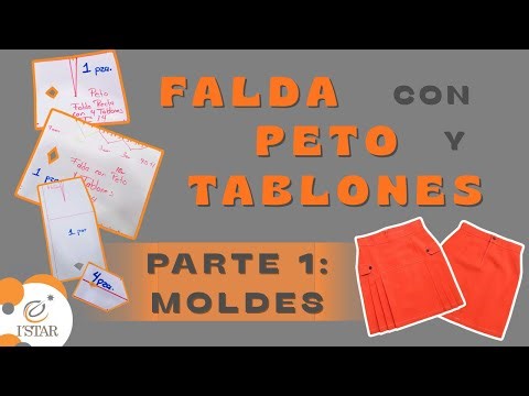 COMO HACER FALDA ESCOLAR | MOLDES y COSTURA | PASO a PASO (PARTE 1)
