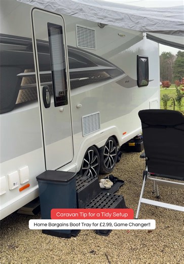 Caravan Tip: Tidy Setup with £2.99 Boot Tray