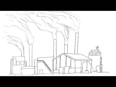 How to Draw a Factory - EASY FOR KIDS