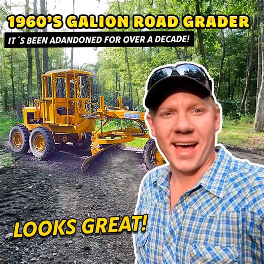 22K views · 860 reactions | 1960’s Galion Road Grader back to work after being abandon for over a decade! | Diesel Creek | Facebook