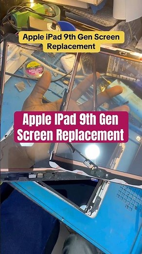 Apple ipad 9th gen screen replacement. #ipadscreenrepair #ipad9thgenscreen #ipad9thgeneration #fypシ゚