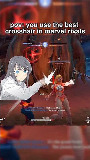 when you use the best crosshair in marvel rivals