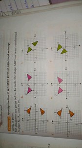 Exercise 4: Identify the line of reflection given an object and... | Filo