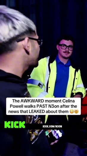 The AWKWARD moment Celina Powell walks PAST N3on after the news that LEAKED about them 😳🤯 #n3on #fyp