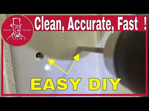 How to Drill a Hole in Tile Wall | Install a Wall Anchor in Wall Tile