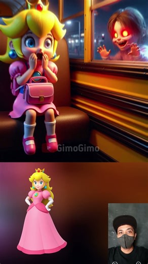 Horror story Mario team sees a ghost on the school bus #mario #mariobros #supermario #cartoon