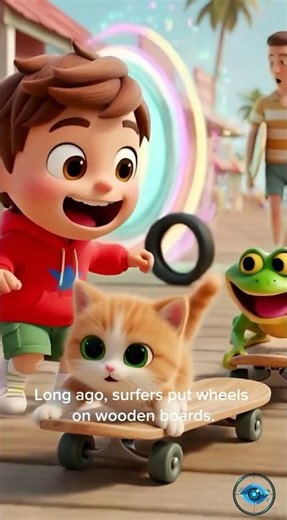 The First Skateboard Was a Crazy Experiment 😳🛹