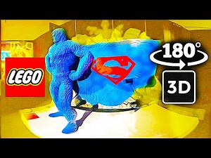 360 VR SUPERMAN LEGO IN REAL SIZE