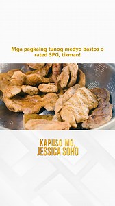 MGA PAGKAING TUNOG MEDYO BASTOS O RATED SPG, TIKMAN! Ang pangalan ng paboritong ulam at pulutan ng mga taga-Bocaue, Bulacan, medyo nakaka-eskandalo raw! Ito ang sinuso o mammary gland ng baboy na piniprito na parang liempo! Sa San Juan, Batangas naman, dinarayo ang goto na may laman, taba, balat, pati na ari ng… baka?! Ang specialty naman ng isang kainan sa Pateros, gawa sa itlog at matres ng itik na kung tawagin… Adobong Itlugan! Tikman na ‘yan sa video na ito! #KMJS | Kapuso Mo, Jessica Soho (