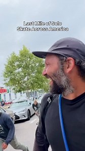 Final mile of my solo skate across America | Chad Caruso