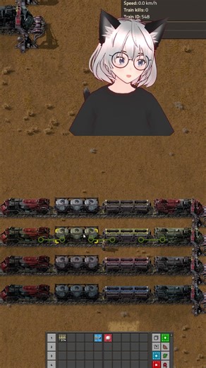 BETTER TRAIN SYSTEM | Factorio mods #shorts #factorio #mods