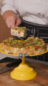 Could this be better than pastry? 🥧 Potato queen Poppy O'Toole swaps fiddly pastry for a way simpler crust in this easy, filling quiche – smashed potatoes! So much easier and completely delicious, they get just the right amount of crispy on the edges and soft in the middle. Throw in eggs, chives and crispy bacon and you've got a perfect lunch 👌 Try it with the full video on the Good Food YouTube channel. For more Cook Smart recipes, meal plans and tips, check out the new tab in our Good Food a