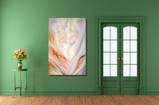 Georgia O'keeffe: Flower Abstraction (1924) Canvas Wall Art/flower Print/exhibition Art Poster/modernism Wall Decor Gift/flower Painting/35 - Etsy