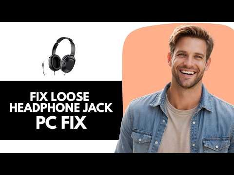 How To Fix Loose Headphone Jack on PC