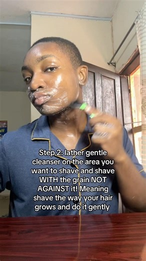 #skincare and morning shaving routine